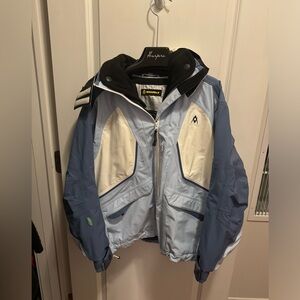Volkl - Blue and White Ski Jacket - Lady XL / EU 42